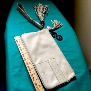 Escada Sport leather wristlet/clutch